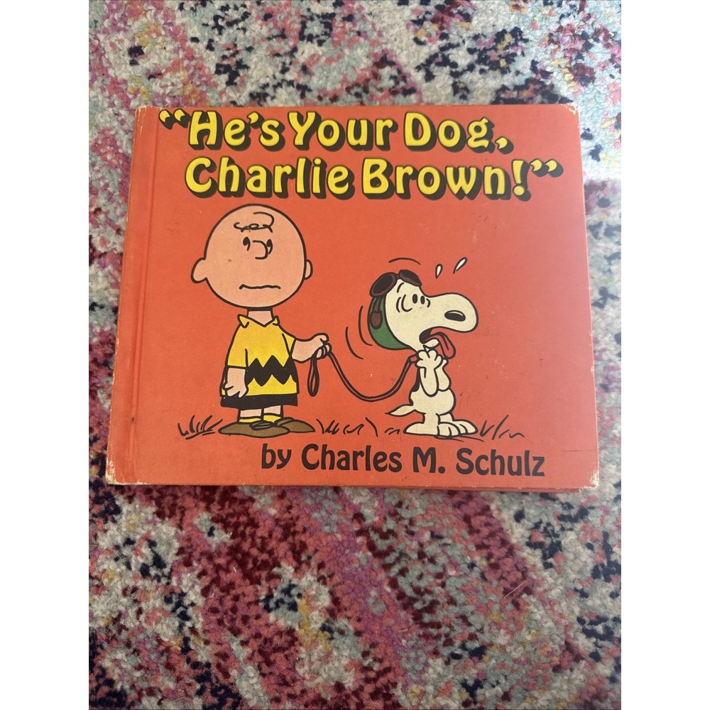 HE'S YOUR DOG, CHARLIE BROWN By Charles Schulz 1968 First‎ Edition Hardcover